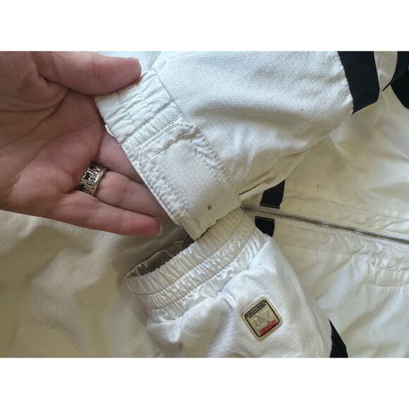 Spyder For Girls white & black ski snowboard coat removable fur hood aged 12-14 - Picture 7 of 15